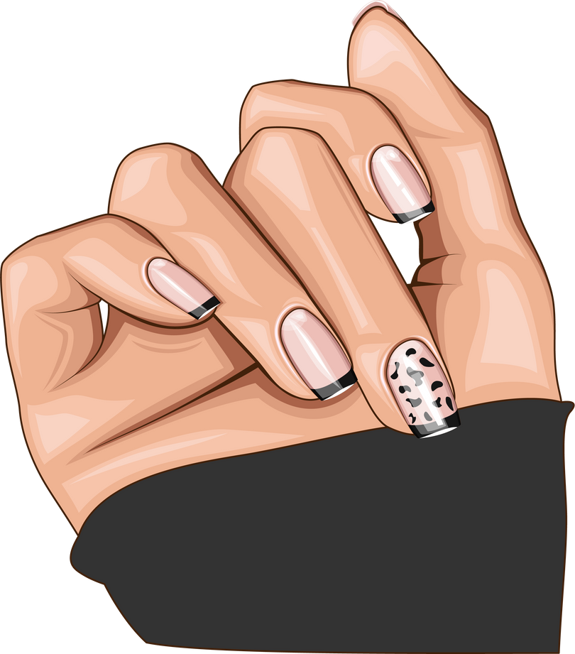 Hands with Nail Polish